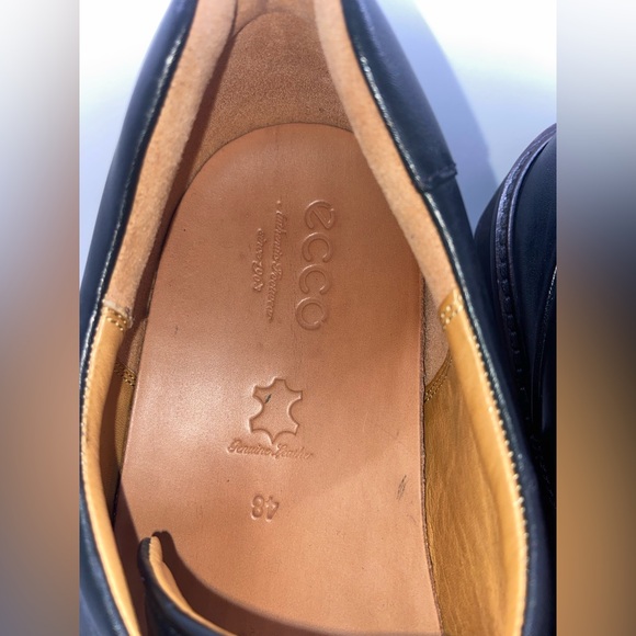 ECCO~Holton~Mens Black Leather Lace Up Oxford Dress Shoes~EU 48 US 14/14.5~EUC - Picture 6 of 7